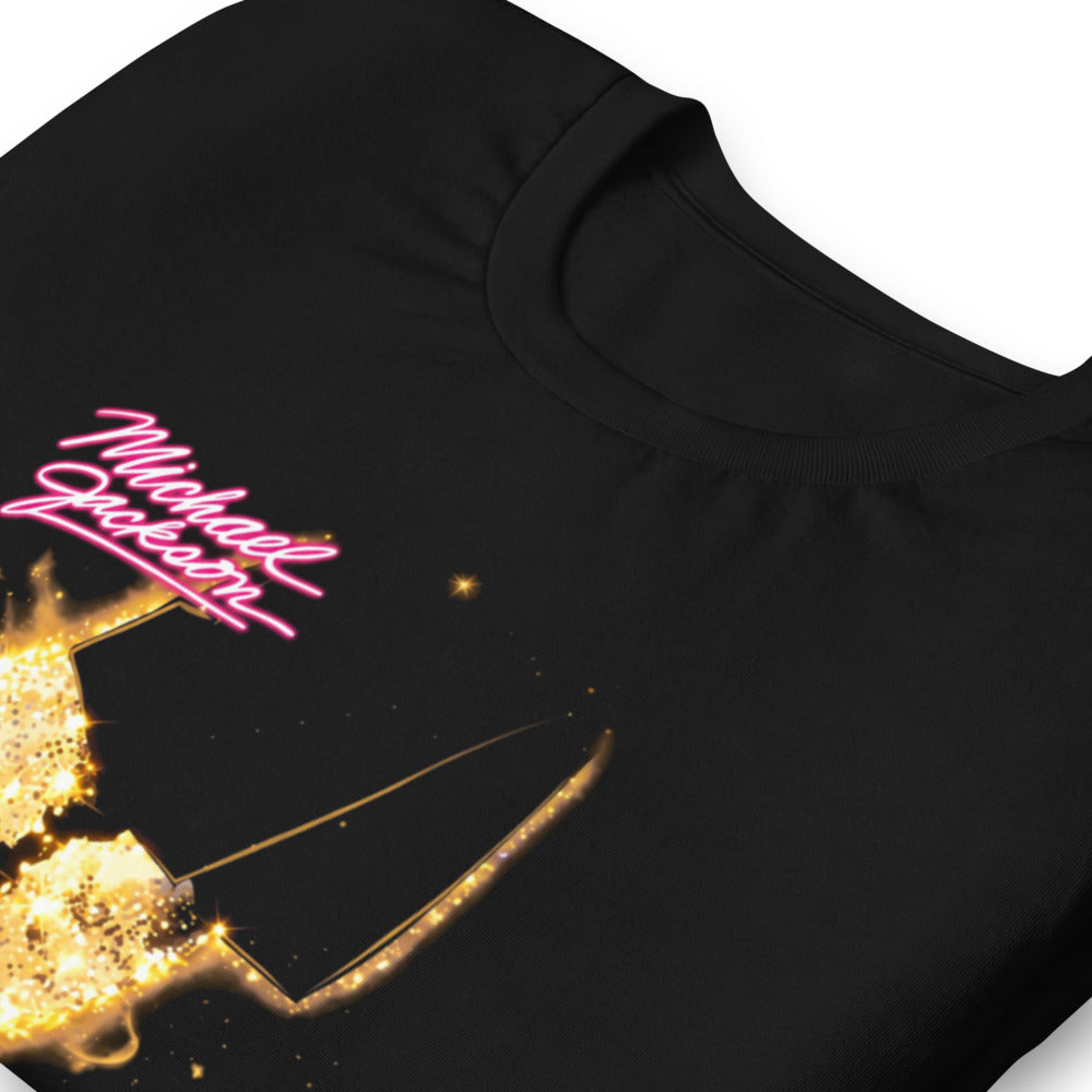 Playera Michael Jackson Glitter Socks Neon Pink - Doblado zoom