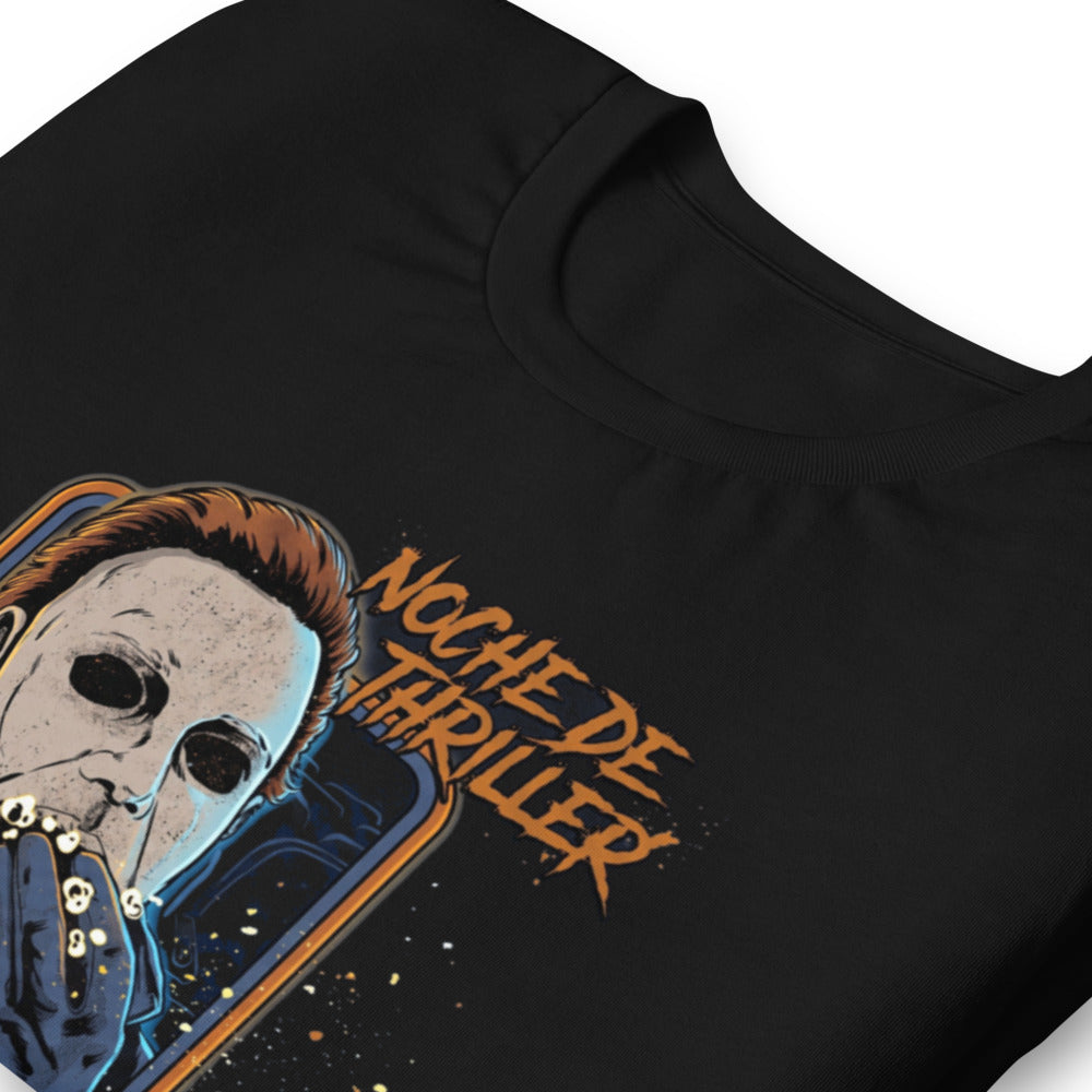 Playera Michael Myers Noche De Thriller Palomitas - Doblado zoom