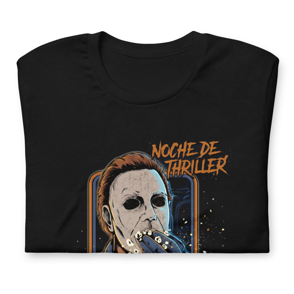 Playera Michael Myers Noche De Thriller Palomitas - Doblado