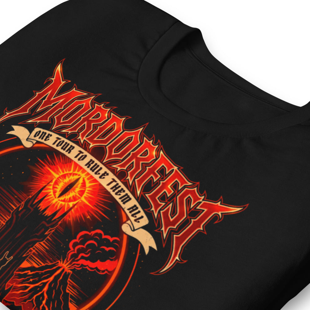 Playera Mordorfest One Tour To Rule Them All - Doblado zoom