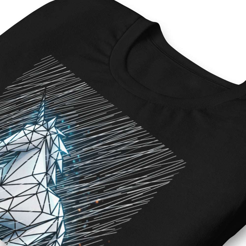 Playera More Human Than Human Geometric Unicorn - Doblado zoom