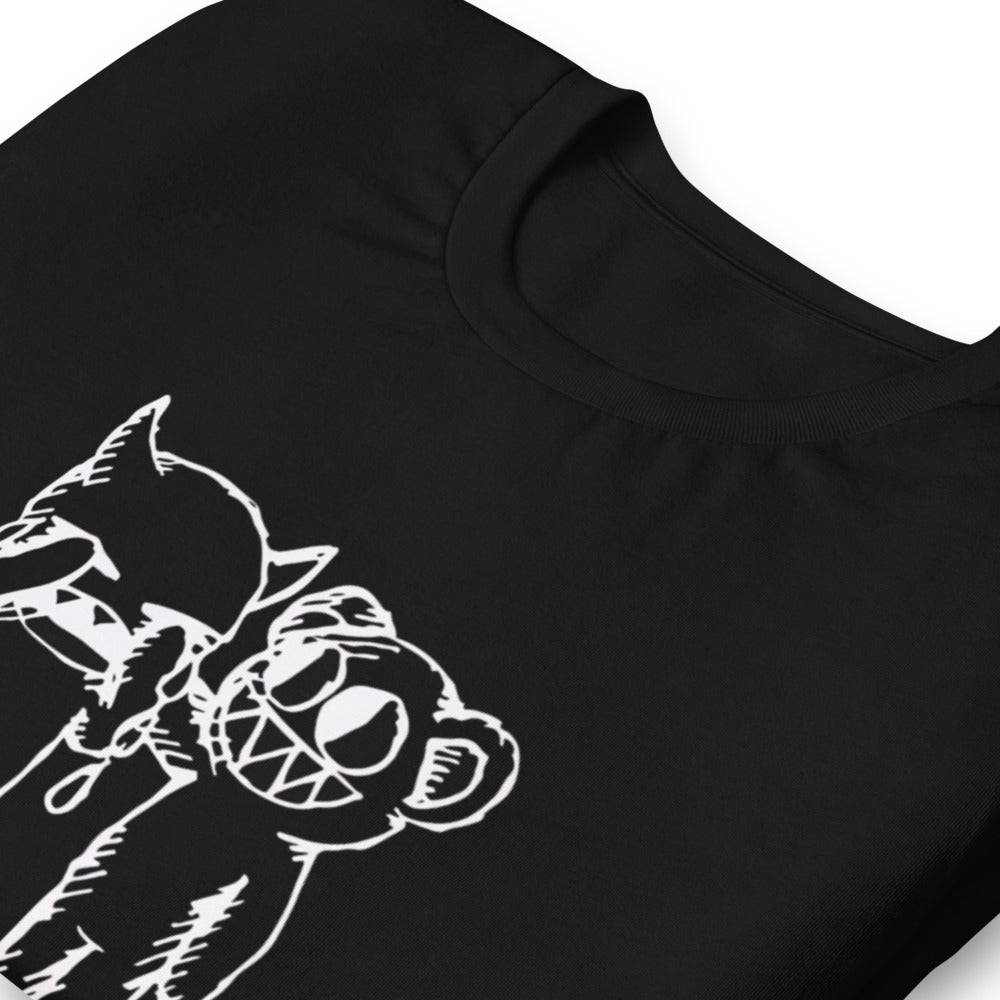 Radiohead Crying Bear Cat Cute - Doblado zoom