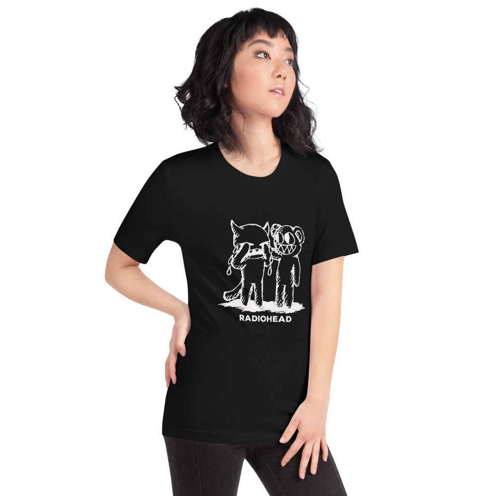 Radiohead Crying Bear Cat Cute - Modelo femenina
