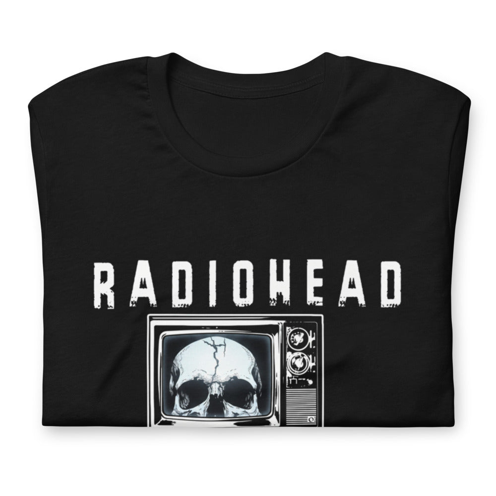 Radiohead Skull TV Retro - Doblado