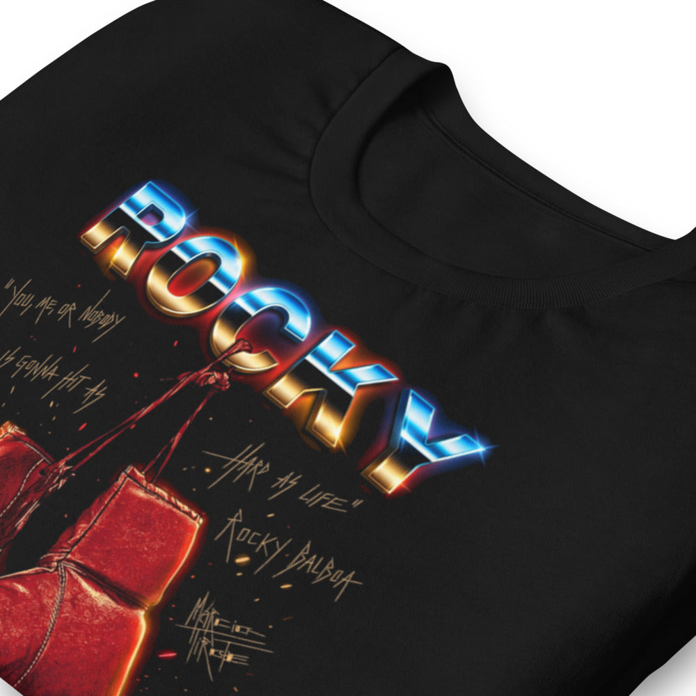 Playera Rocky Balboa Hard As Life Boxing Gloves - Doblado zoom