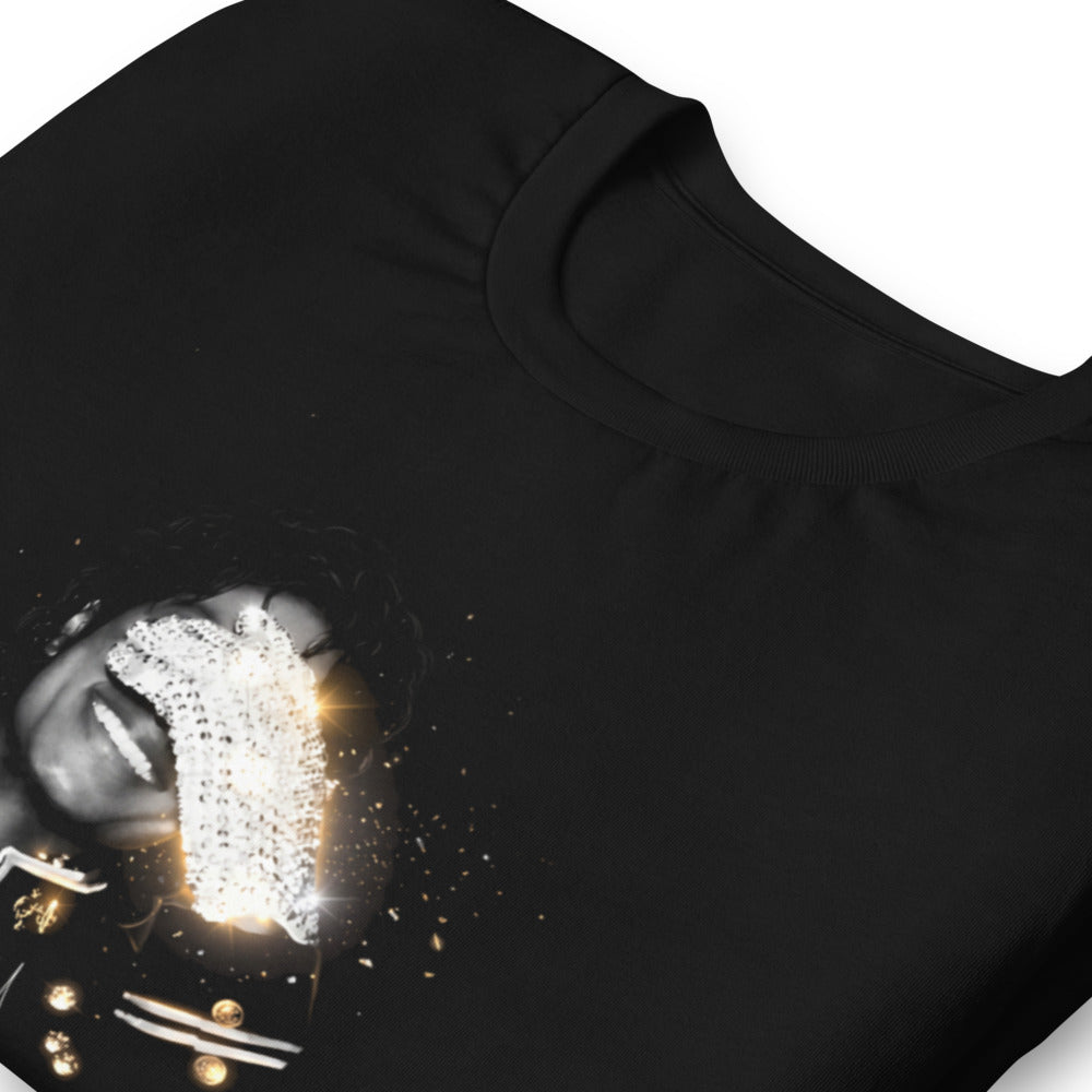 Playera Sequined Glove Smile Gold Sparks - Doblado zoom