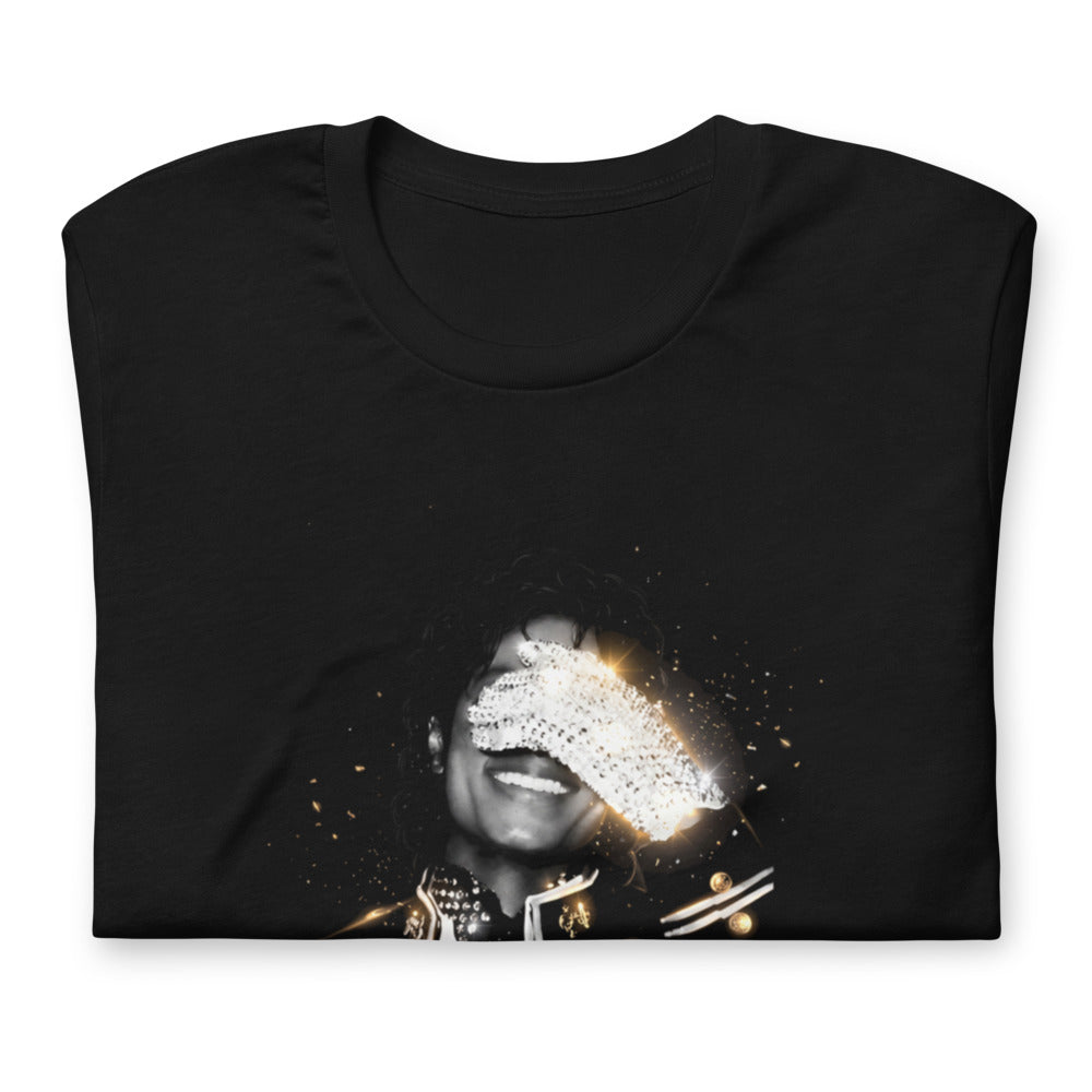 Playera Sequined Glove Smile Gold Sparks - Doblado
