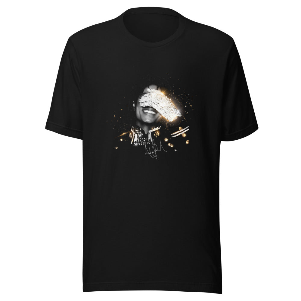 Playera Sequined Glove Smile Gold Sparks - Frente grande