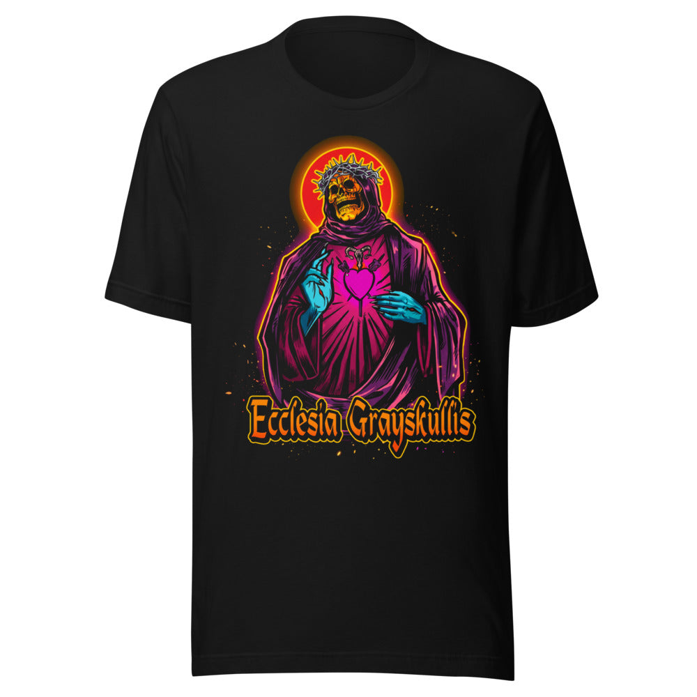 Playera Skeletor Ecclesia Grayskullis Pink Heart - Frente grande