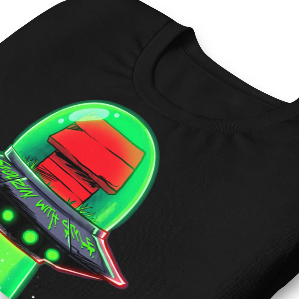 Playera Snoopy UFO Snoozin With Style - Doblado zoom
