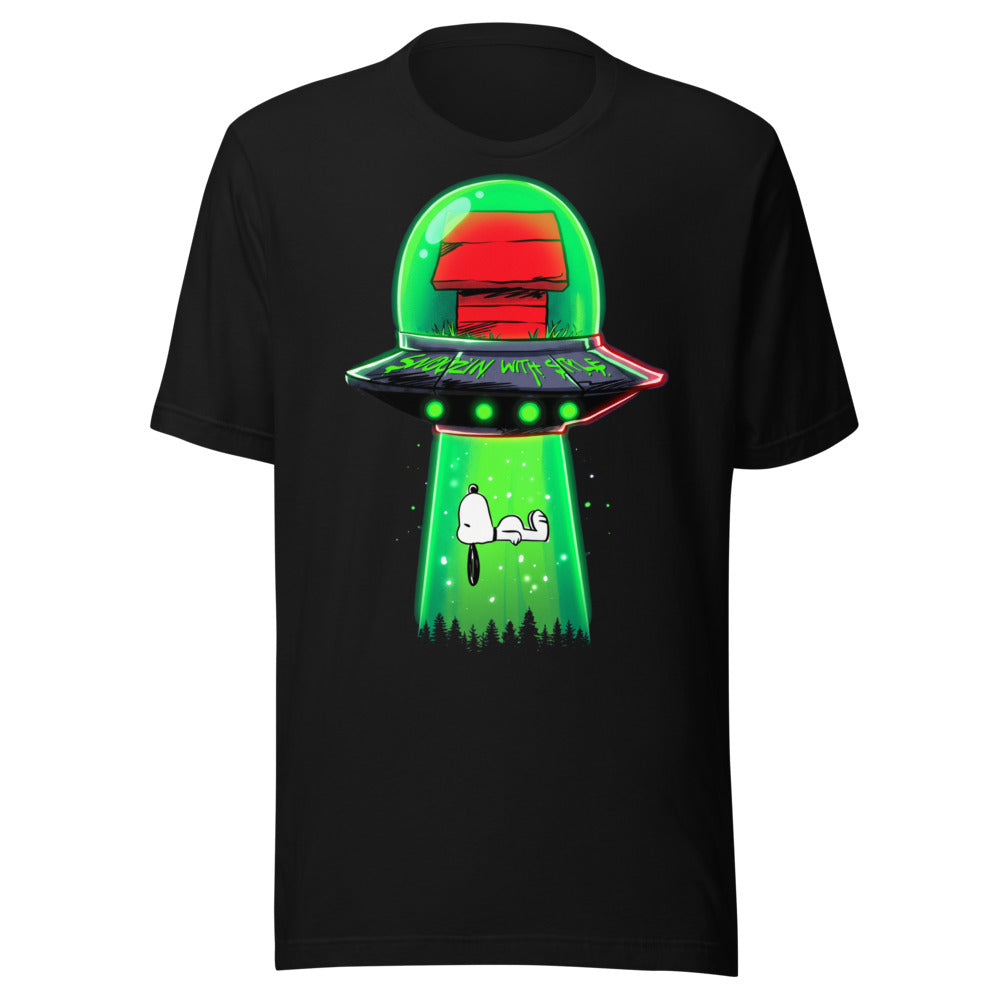 Playera Snoopy UFO Snoozin With Style - Frente grande