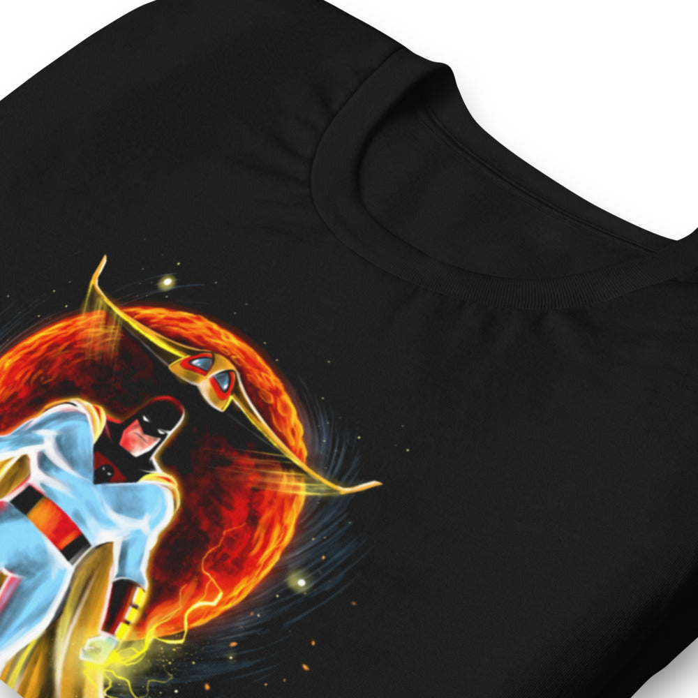 Playera Space Ghost Red Sun Cosmic - Doblado zoom