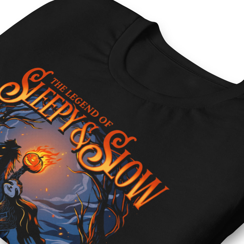 Playera The Legend Of Sleepy And Slow Sloth - Doblado zoom