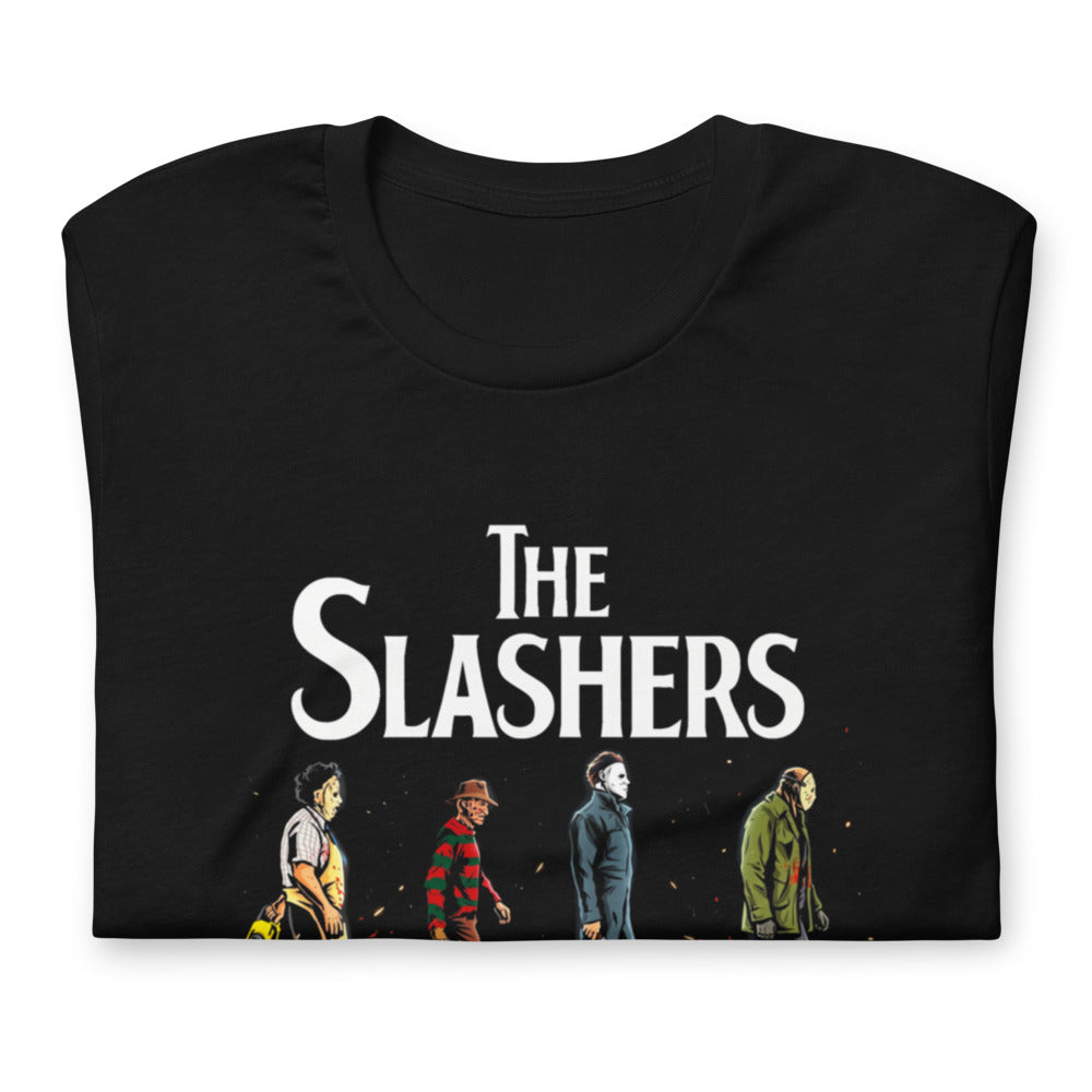 Playera The Slashers Horror Icons Crosswalk - Doblado