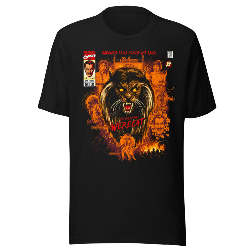Playera Thriller The Evil Of The Werecat - Frente grande