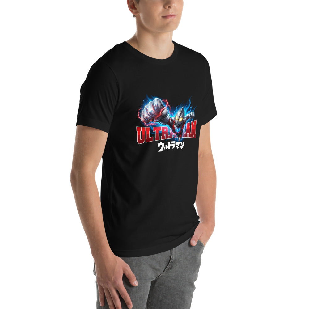 Ultraman Fist Punch Blue Energy - Modelo masculino lateral