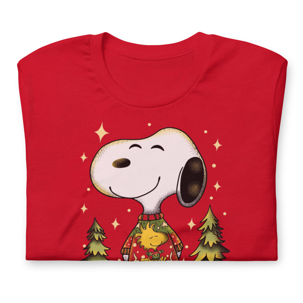 Playera Beagle de Navidad - Doblado