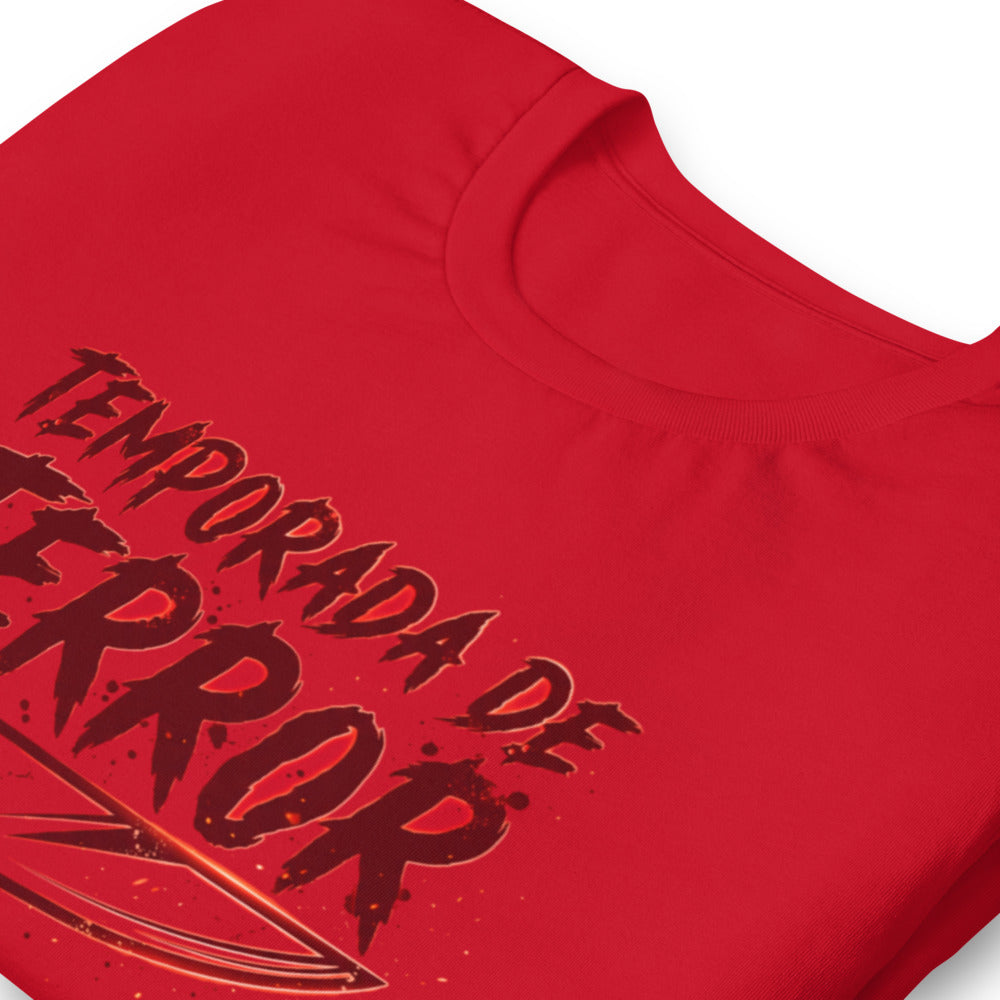 Playera Temporada De Terror Ha Comenzado - Doblado zoom