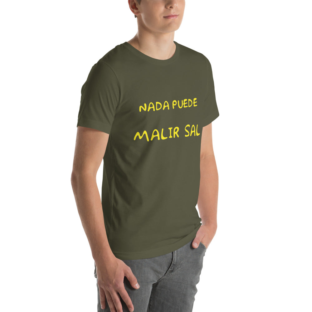 Playera Nada Puede Malir Sal - Modelo masculino lateral
