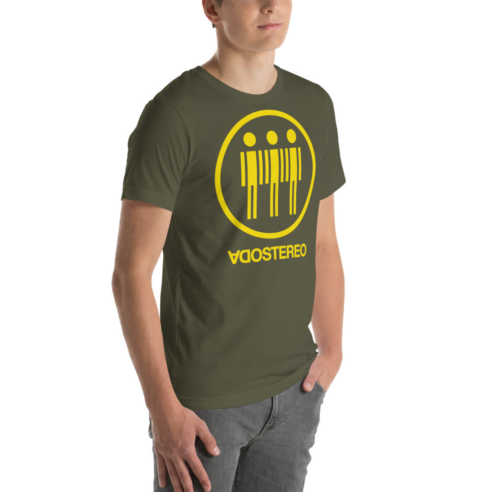 Playera Soda Stereo - Modelo masculino lateral