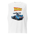Sin Mangas Back To The Future DeLorean Blue Glow - Frente
