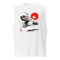 Sin Mangas Big Bird Ink Wash Flying Red Sun - Frente