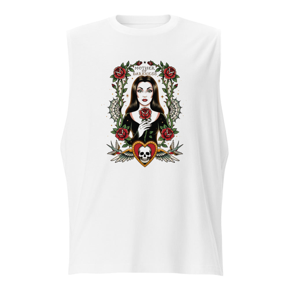 Sin Mangas Mother Of Darkness Gothic Woman Skull Heart - Frente