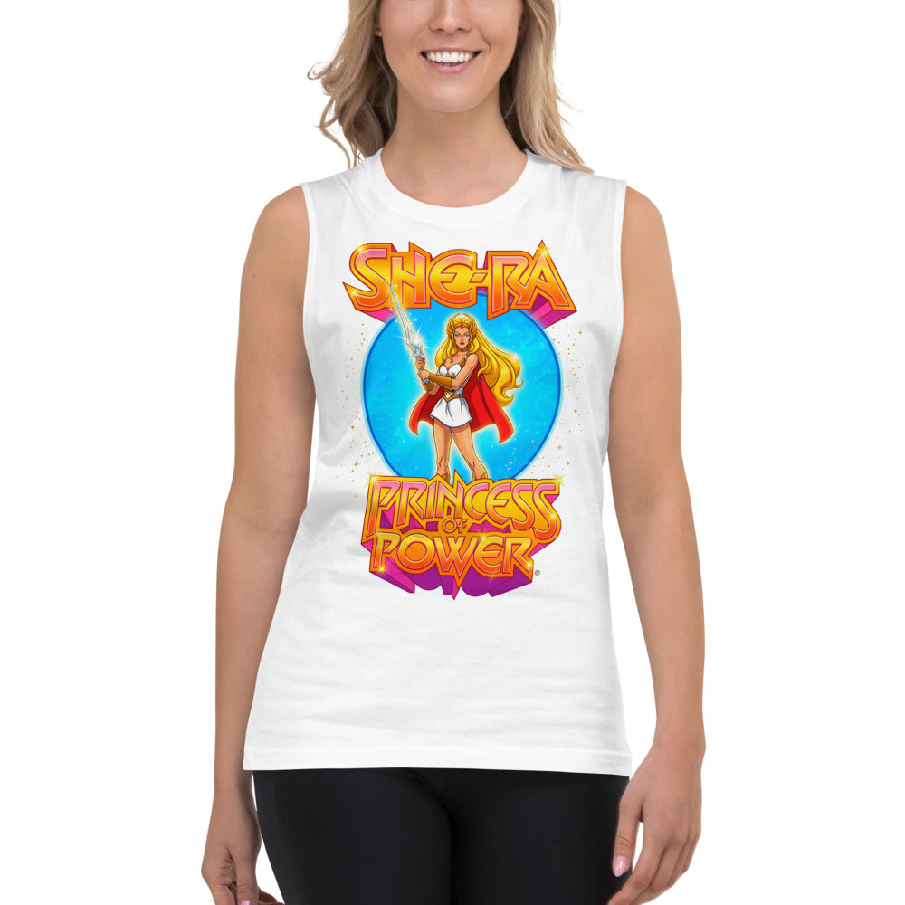 Sin Mangas She-Ra Princess Of Power Starry Blue Circle - Modelo femenina