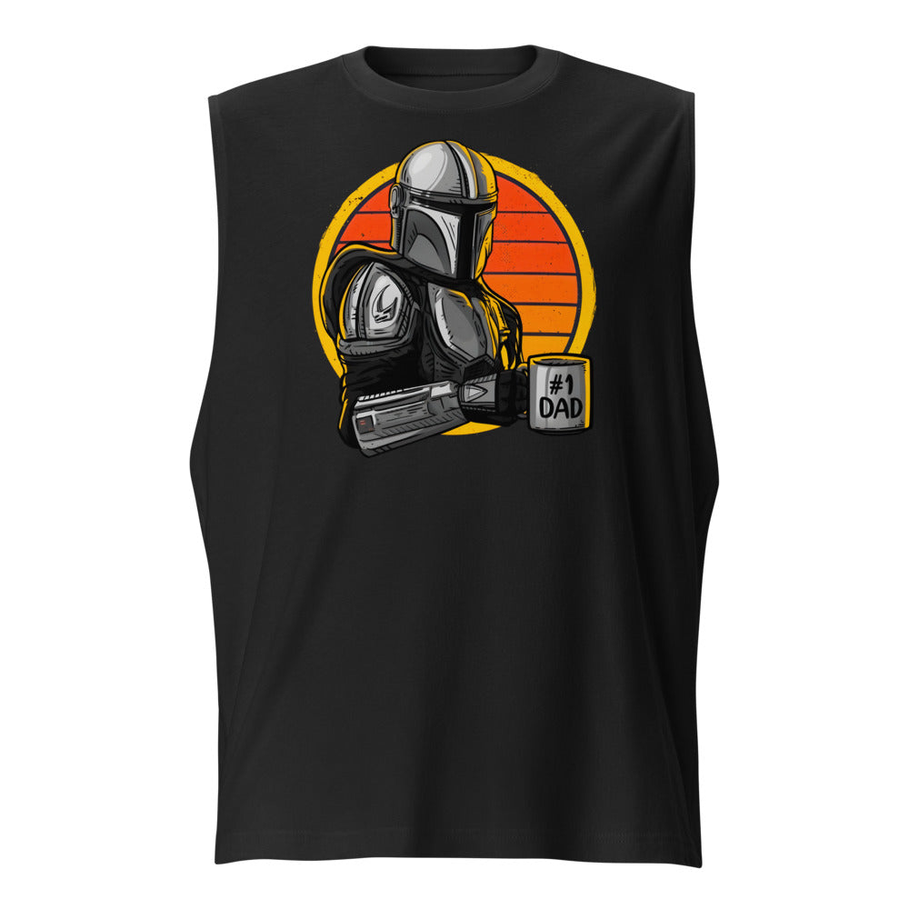 Sin Mangas #1 Dad Mandalorian - Frente