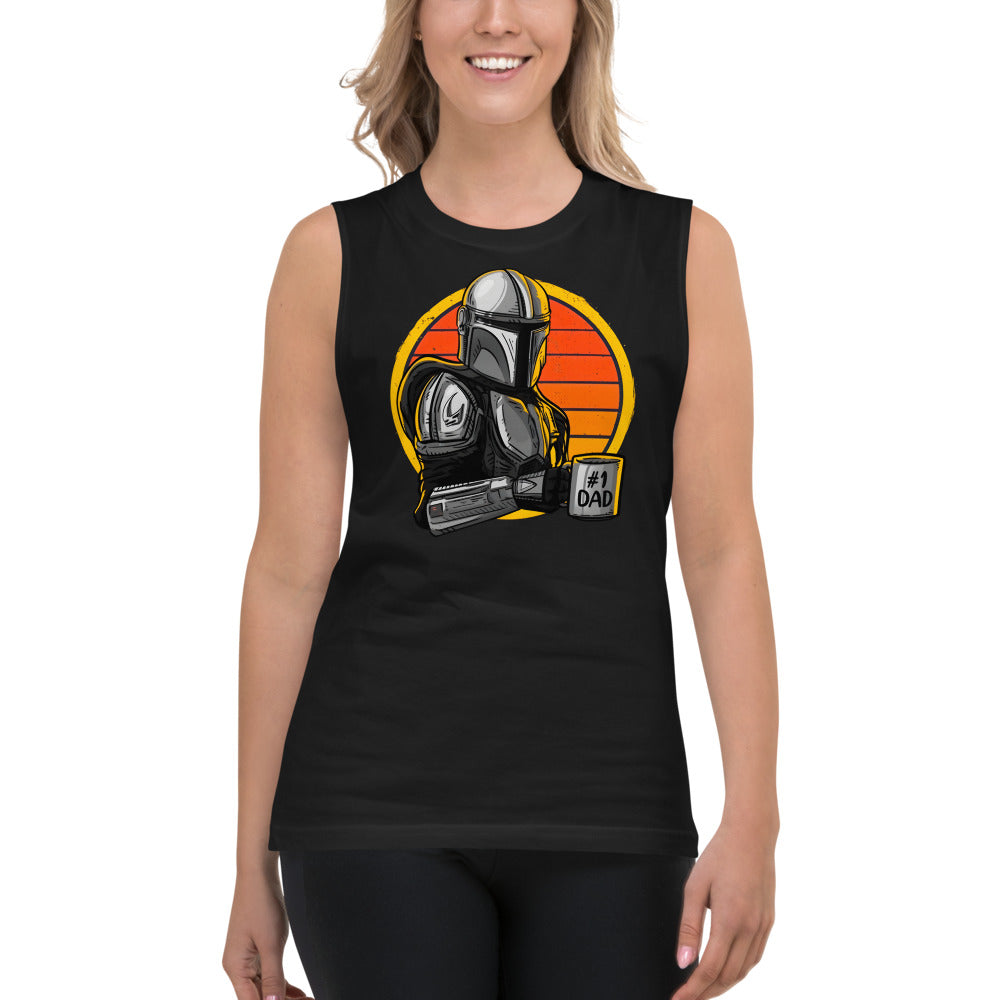 Sin Mangas #1 Dad Mandalorian - Modelo femenina