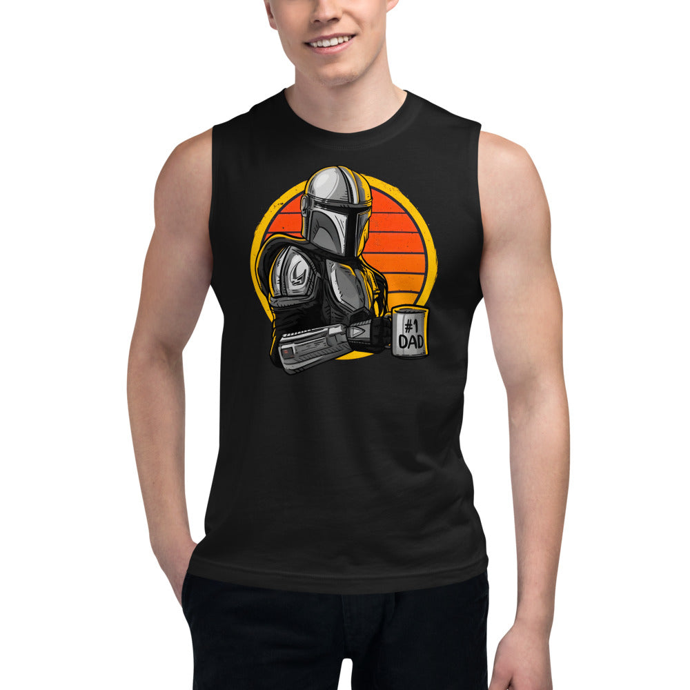 Sin Mangas #1 Dad Mandalorian - Modelo masculino
