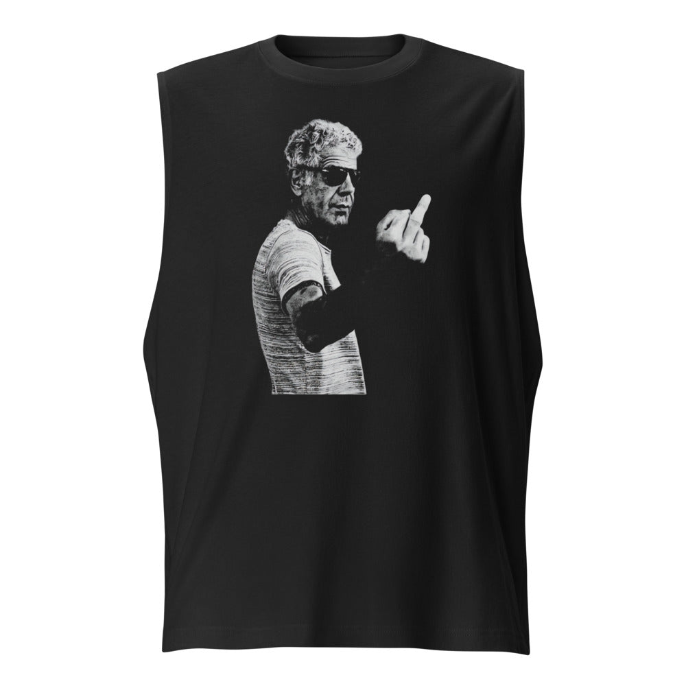 Sin Mangas A, Bourdain - Frente