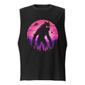 Sin Mangas Bigfoot UFO Retro Sunset - Frente