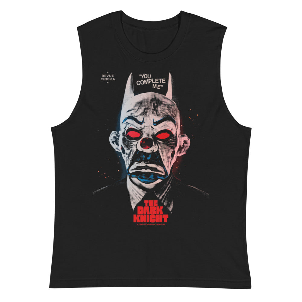 Sin Mangas Dark Knight Joker Clown Mask - Plano
