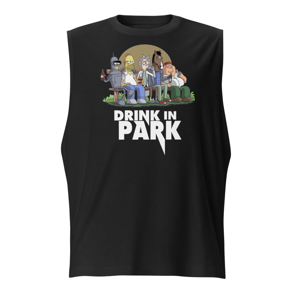 Sin Mangas Drink in Park - Frente