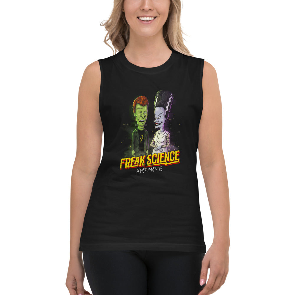 Sin Mangas Freak Science Xperiments Frankenstein Bride - Modelo femenina