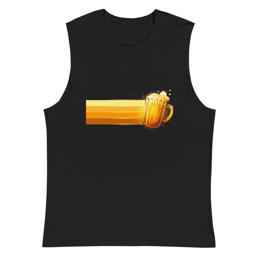 Sin Mangas Golden Beer Mug Foam - Plano