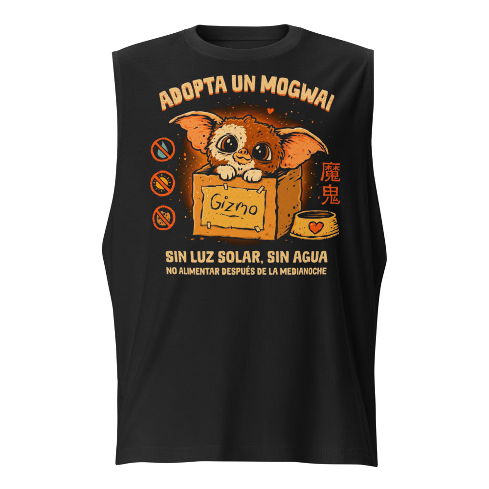 Sin Mangas Gremlins Gizmo Adopta Un Mogwai - Frente