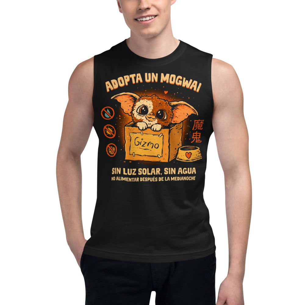 Sin Mangas Gremlins Gizmo Adopta Un Mogwai - Modelo masculino