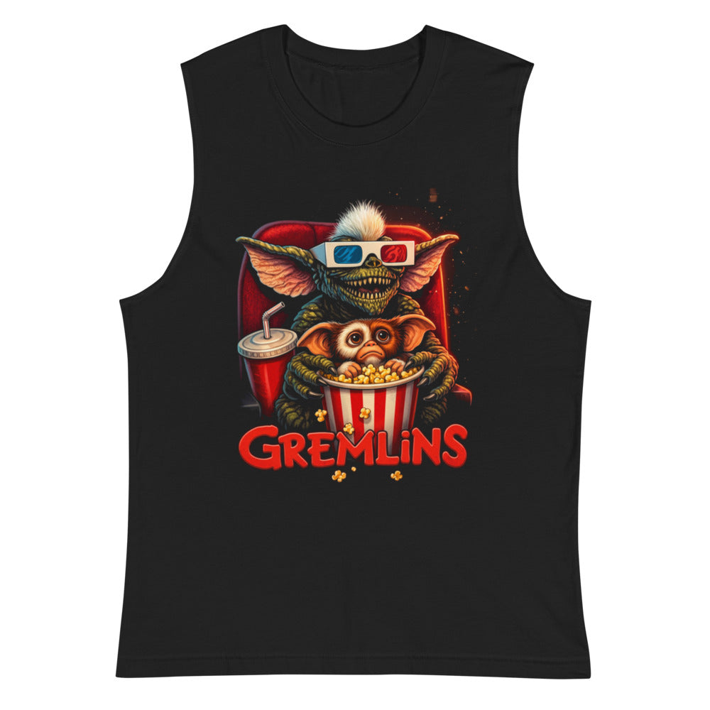 Sin Mangas Gremlins Stripe Gizmo Movie Night - Plano
