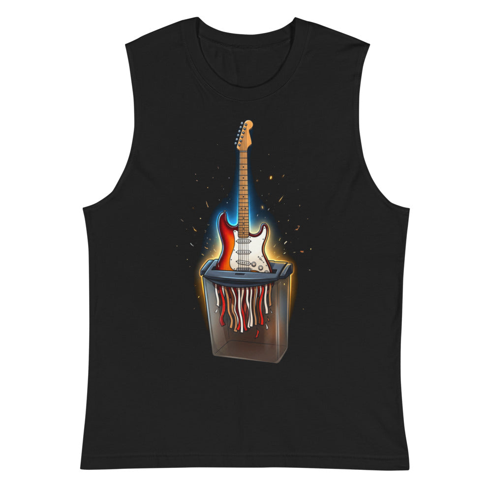Sin Mangas Guitar Shredder Sunburst Paper Shredder - Plano
