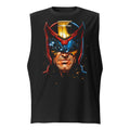 Sin Mangas Judge Dredd Golden Crest Helmet - Frente