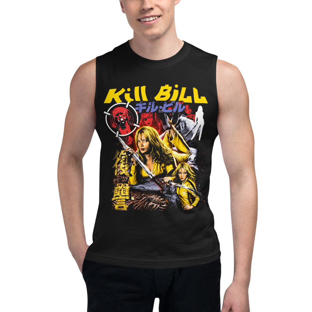 Sin Mangas Kill Bill The Bride Yellow Jumpsuit - Modelo masculino