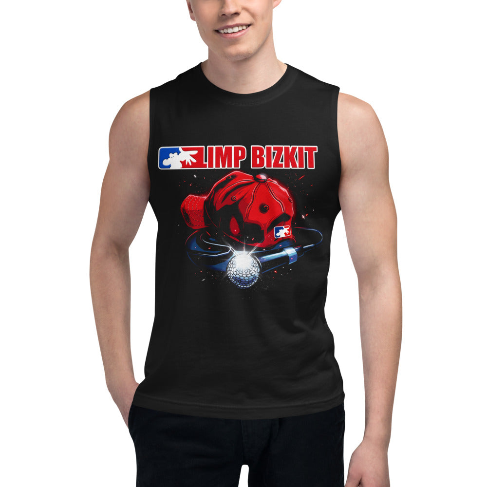 Sin Mangas Limp Bizkit Red Cap Microphone - Modelo masculino