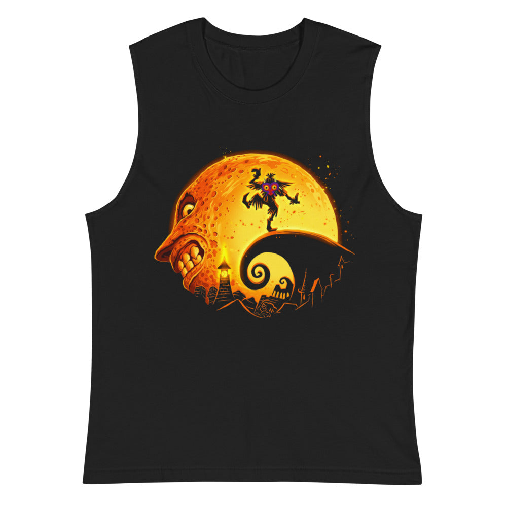Sin Mangas Majora's Mask Skull Kid Spiral Hill Moon - Plano