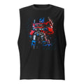 Sin Mangas Optimus Prime Neon Paint Splatter - Frente