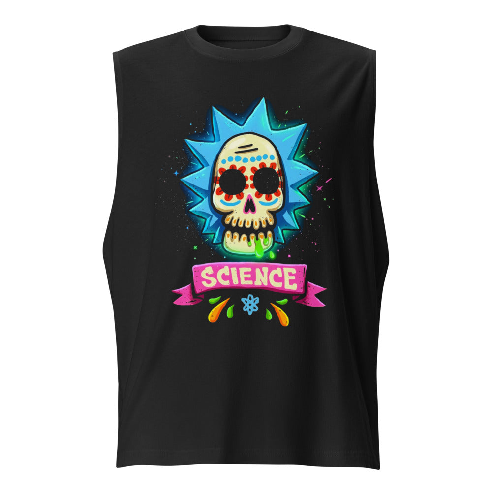 Sin Mangas Rick Sanchez Sugar Skull Science - Frente