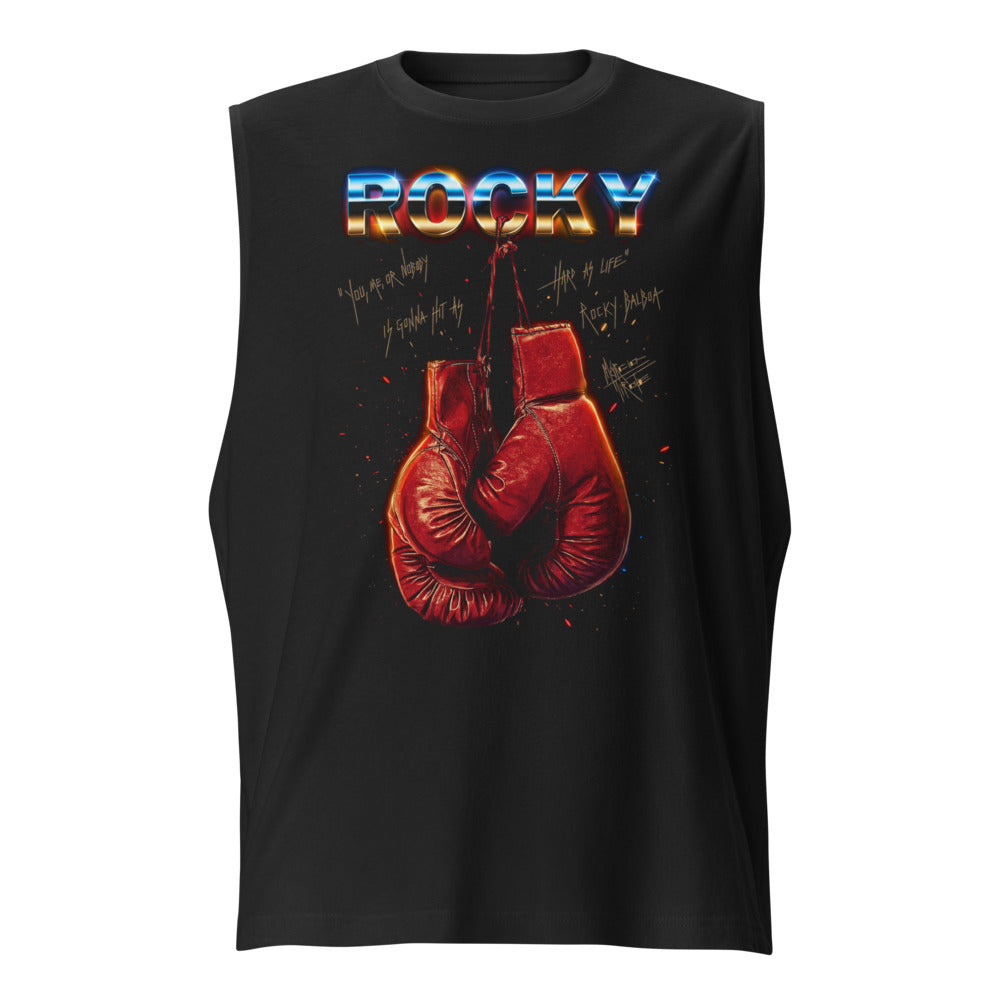 Sin Mangas Rocky Balboa Hard As Life Boxing Gloves - Frente