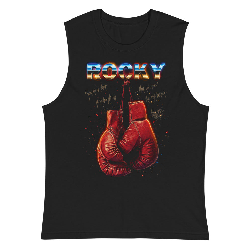 Sin Mangas Rocky Balboa Hard As Life Boxing Gloves - Plano