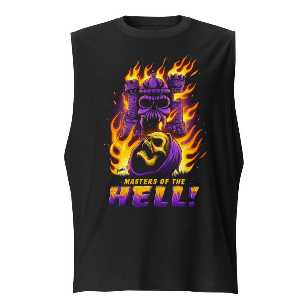 Sin Mangas Skeletor Castle Grayskull Flames - Frente